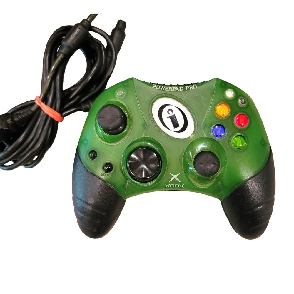 Microsoft Xbox Power Pad Pro Green Game Controller Untested GA113